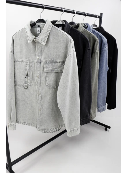 Сорочка джинсова