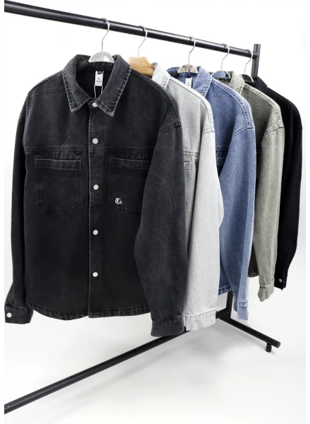 Сорочка джинсова